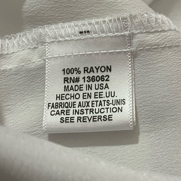 Lavender Brown Floral Faux Wrap Dress - Large - Picture 8 of 10